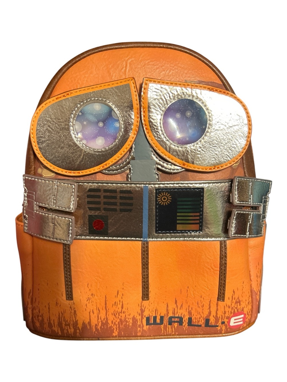 Loungefly WALL·E Orange and Silver Mini Backpack